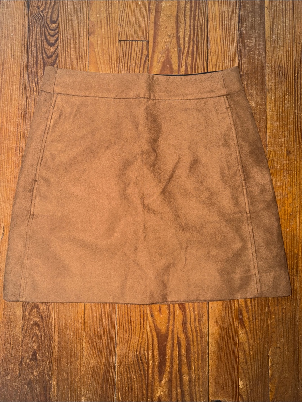 J. Crew Brown Suede Mini Skirt